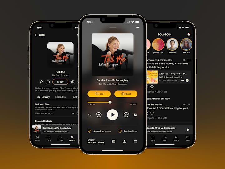 Cover image for Podcast Player | Full Mobile App Design