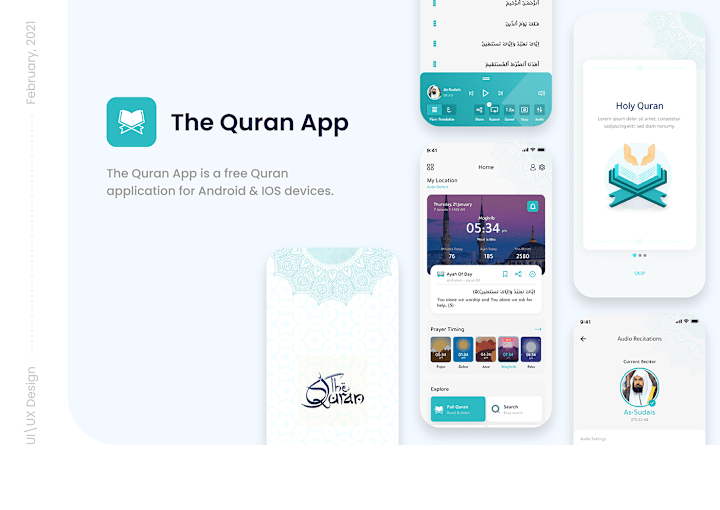 Cover image for The Quran App on Behance