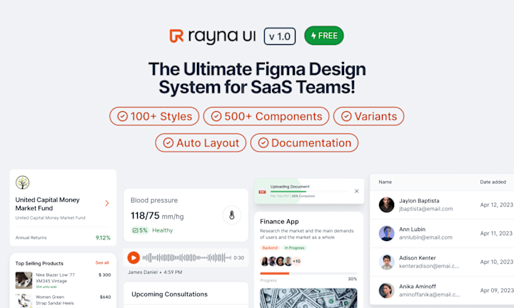 Cover image for Rayna UI Design system