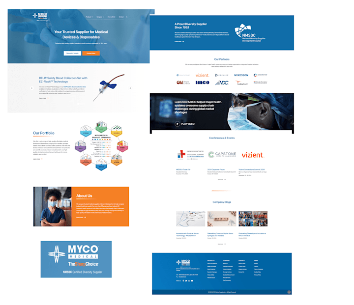 Cover image for MYCO Medical (On-going website maintenance) 