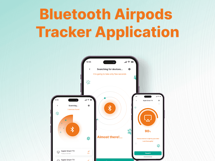 Cover image for Bluetooth Airpods Tracker Application Design