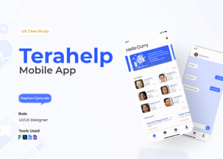 Cover image for Case Study:Mobile Design and UX Research for Terahelp