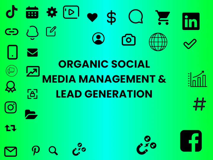 Cover image for Organic Social media & lead generation strategist  