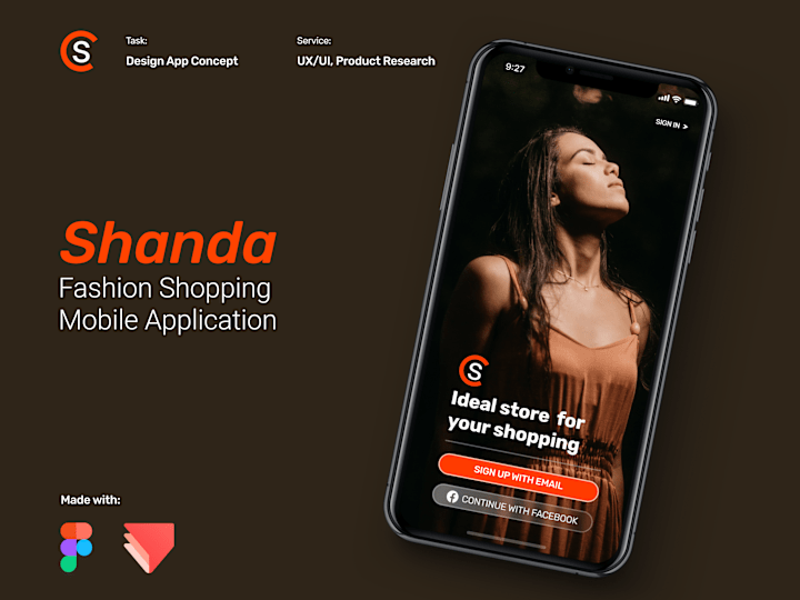 Cover image for Shanda Fashion Mobile App Design | UI/UX :: 