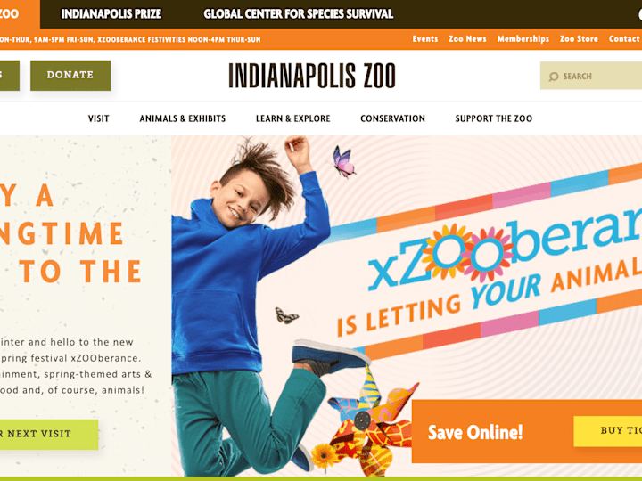 Cover image for IndianaPolis Zoo