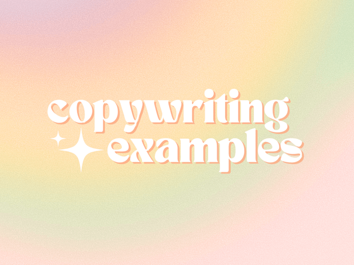 Cover image for Copywriting Examples