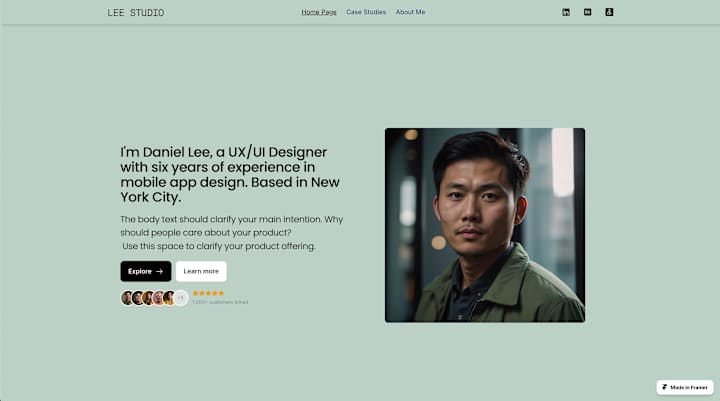 Cover image for UX/UI Designer Portfolio