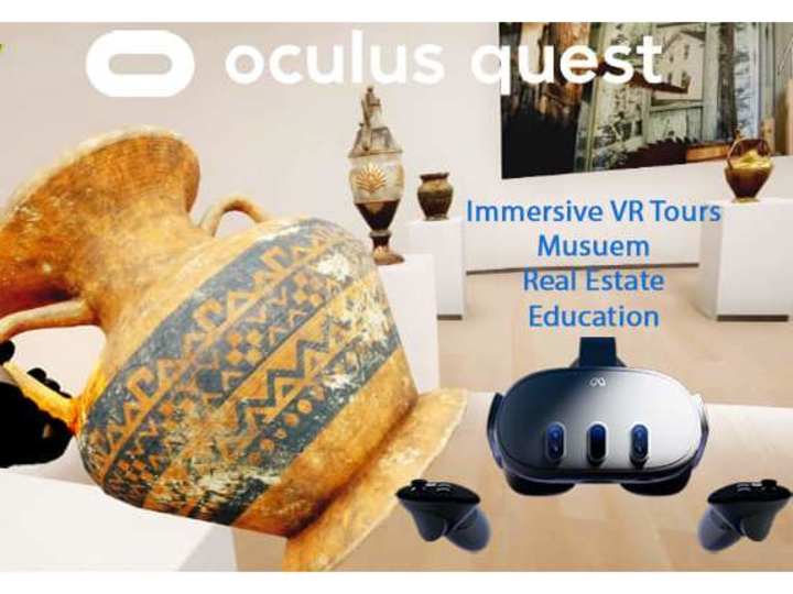 Cover image for develop virtual reality simulation, vr tour for quest, varjo