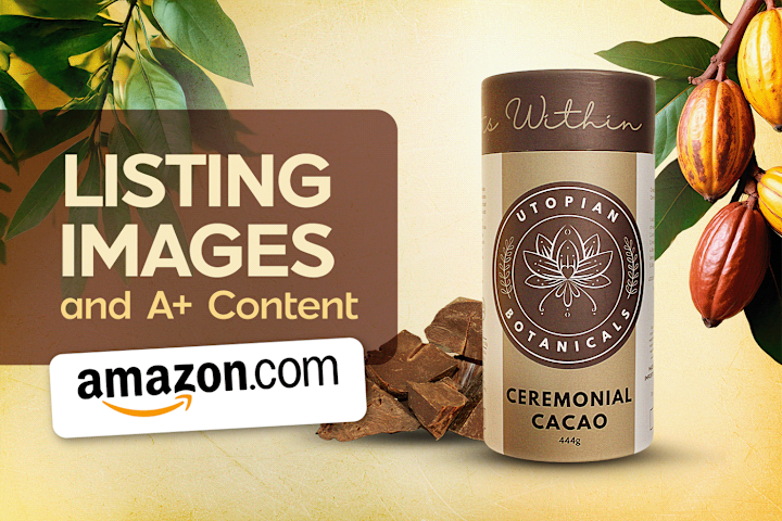 Cover image for Ceremonial Cacao - Amazon Listing and A+ Content 