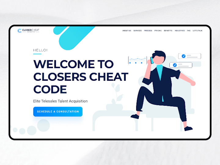 Cover image for Closers Cheat Code – Telesales Agency Web Design