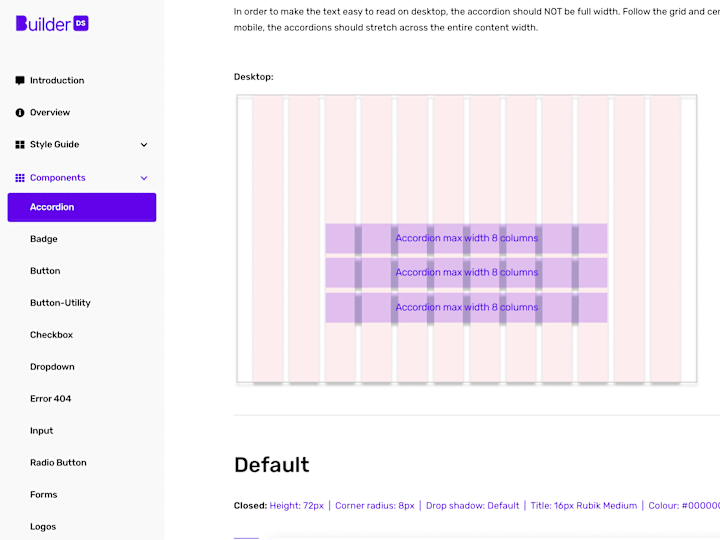 Cover image for builder design system