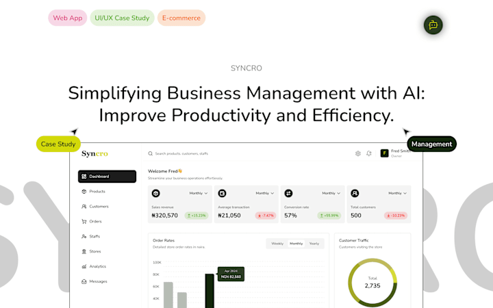 Cover image for Business Management Web App