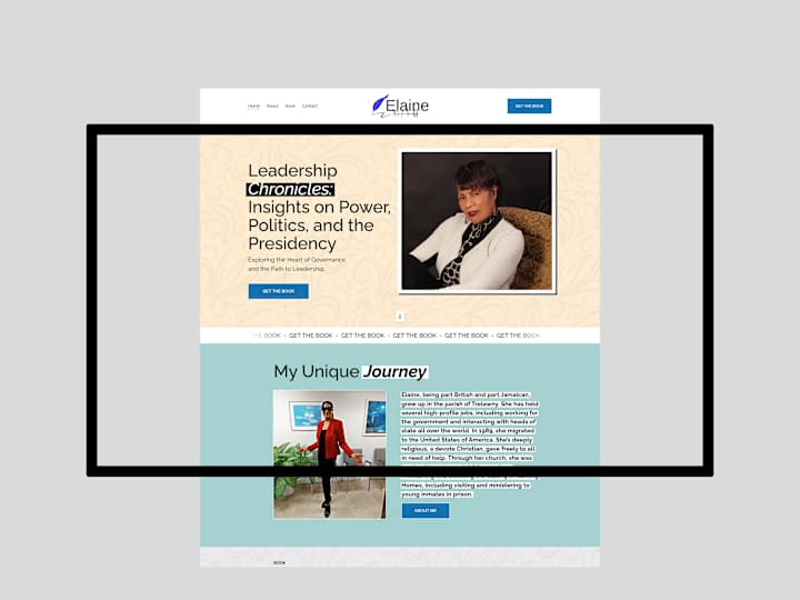Cover image for Author Squarespace Website