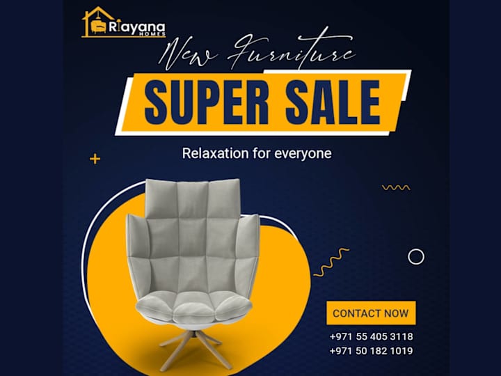 Cover image for Graphic Designing for a Furniture Website