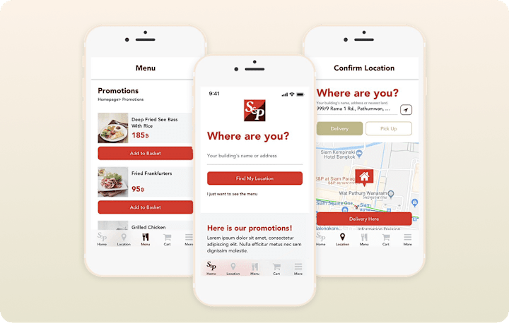 Cover image for S&P Food Delivery App