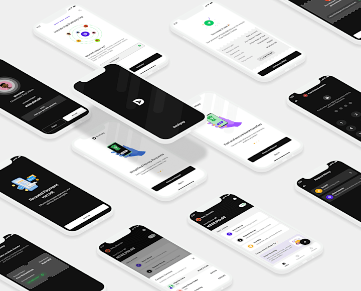 Cover image for Doshpay : A fintech Mobile App Design (UI Case study)