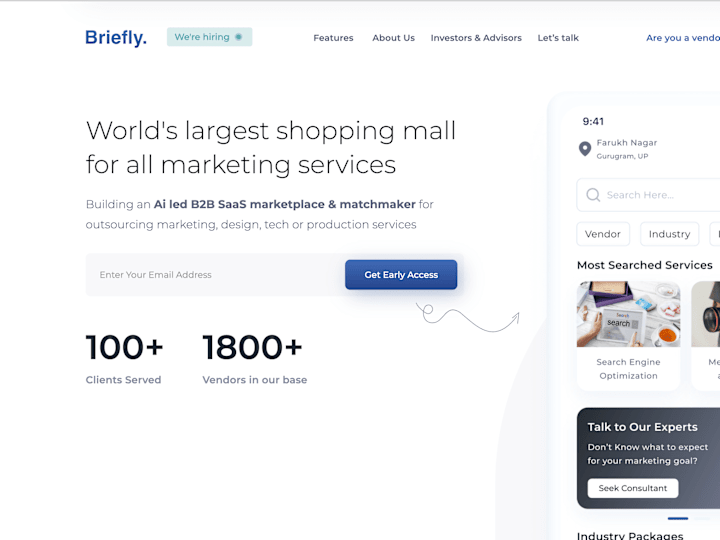 Cover image for Briefly | SaaS Marketplace & Matchmaker for all things marketing