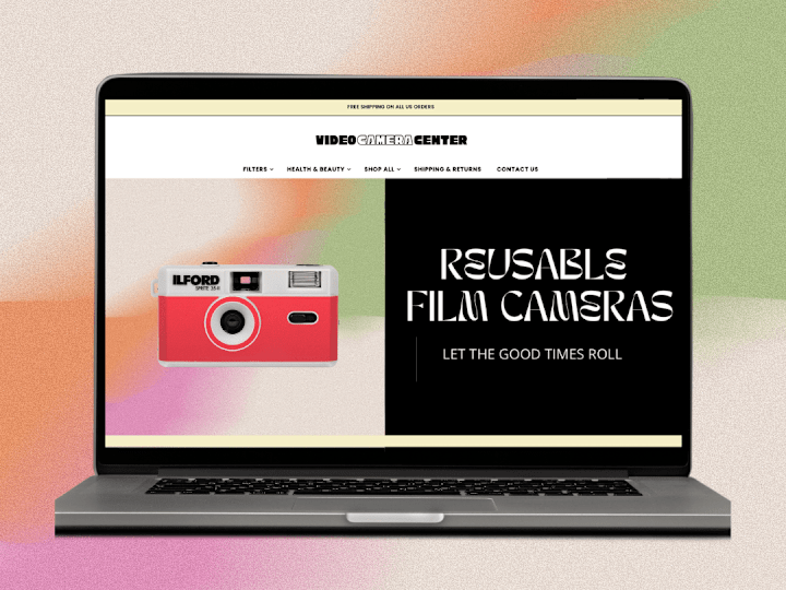 Cover image for Website Design: Video Camera Center