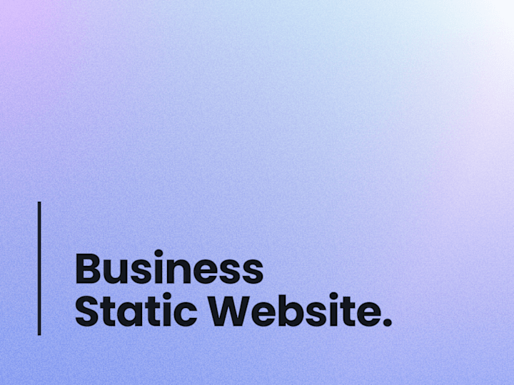 Cover image for Business Static Website