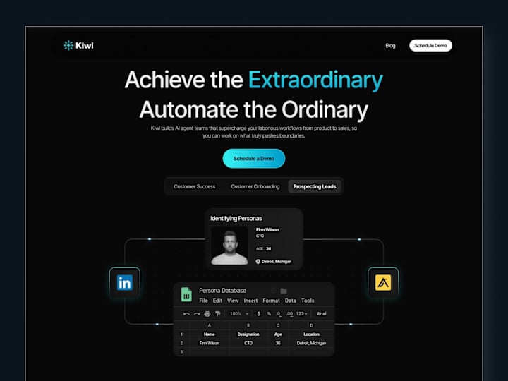 Cover image for Website Design for Kiwi AI