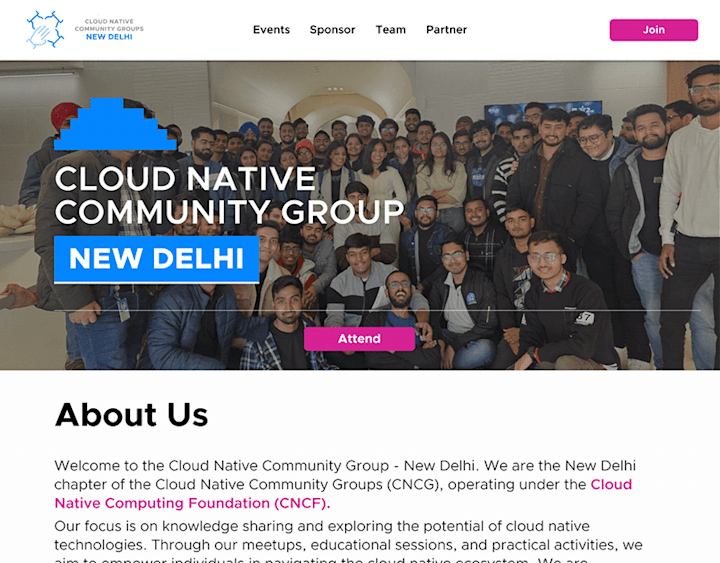 Cover image for Website Landing Page Design: CNCG New Delhi