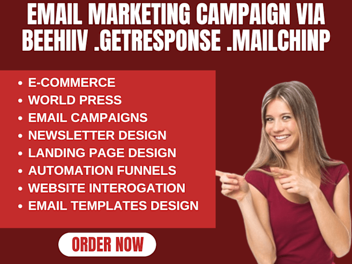 Cover image for I will do mailchimp email campaign and mailchimp email marketing