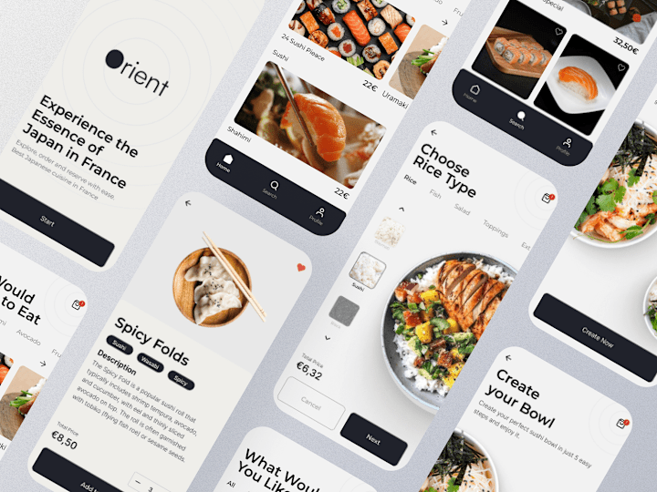 Cover image for Orient - A Fine Japanese Restaurant App 