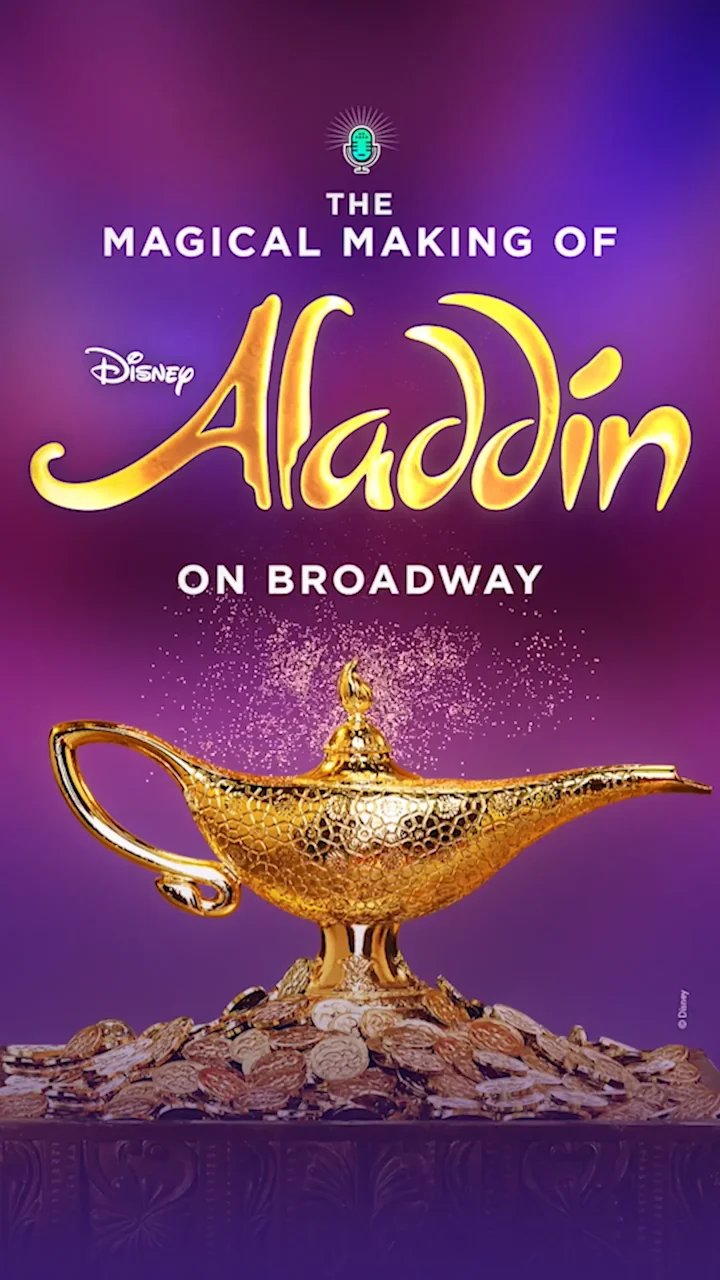 Cover image for Disney Theatricals: Aladdin Podcast Promo 