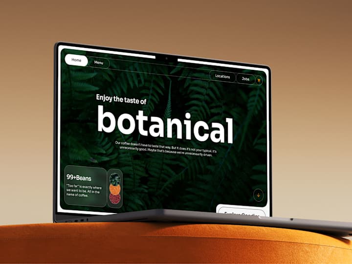 Cover image for Botanical – Coffee shop Framer template