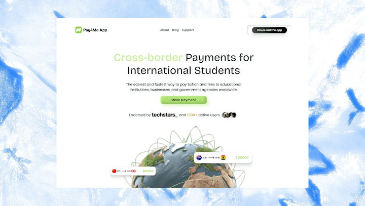 Cover image for Pay4me website redesign