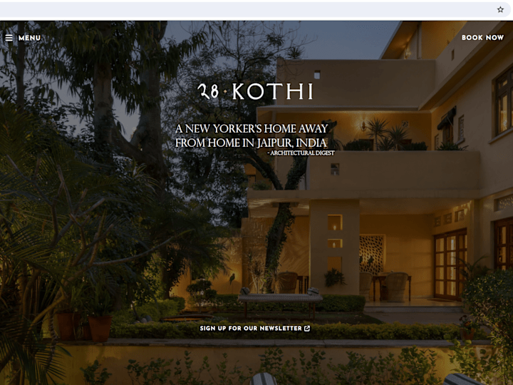 Cover image for 28Kothi - Boutique Luxury Hotel