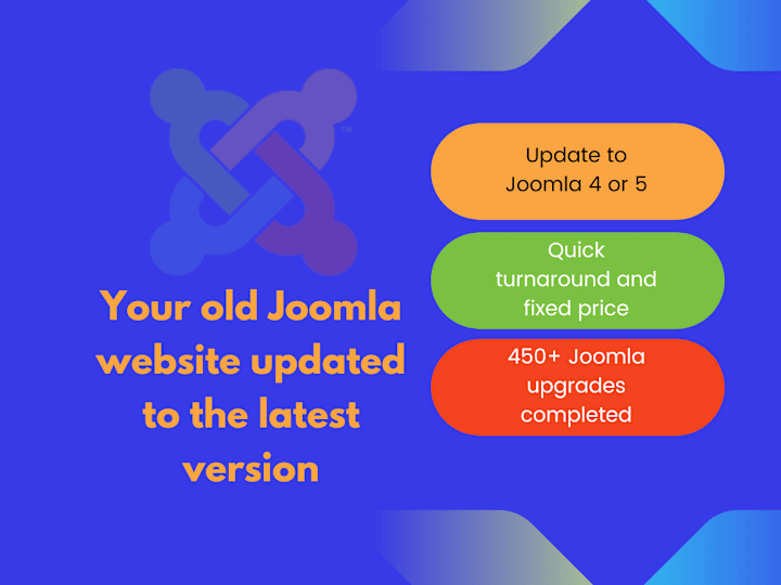 Cover image for Joomla Upgrade