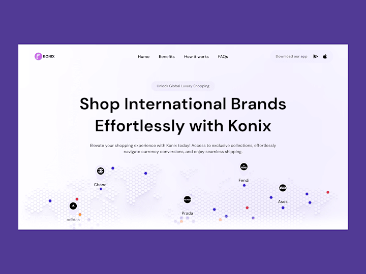 Cover image for Konix Ecommerce Landing Page