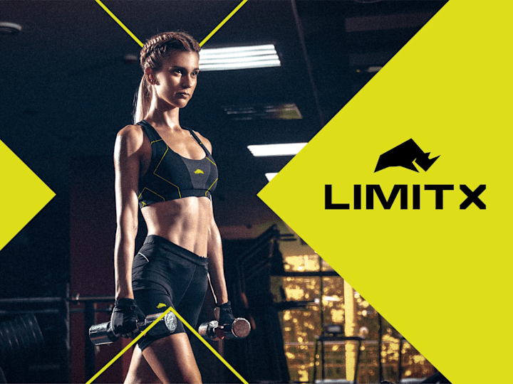 Cover image for Limit X - Fitness Brand Identity (Client Work)