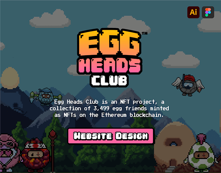 Cover image for Egg Heads Club - UX/UI Design :: Behance