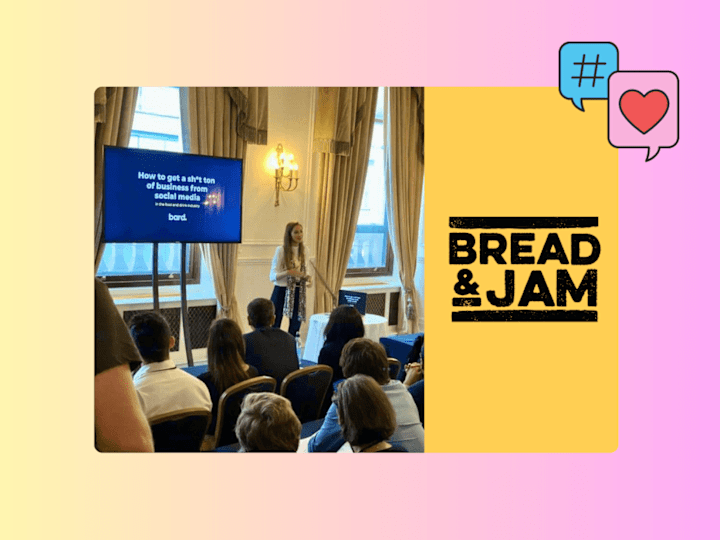 Cover image for Social Media Workshop & Panellist | Bread & Jam 🥖