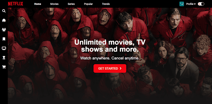 Cover image for Responsive Netflix Clone