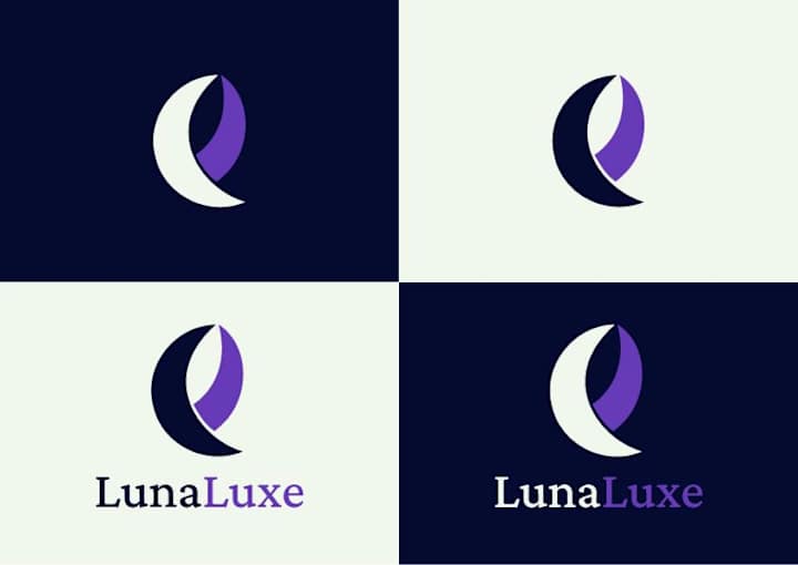 Cover image for LunaLuxe | Logo / Visual Identity design