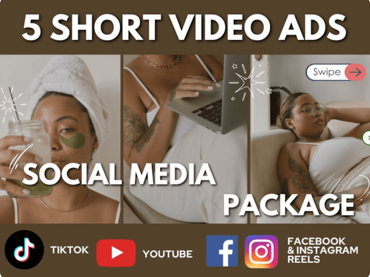 Cover image for Social Media Package 5 Short Video for FB Reels | Insta | Tiktok