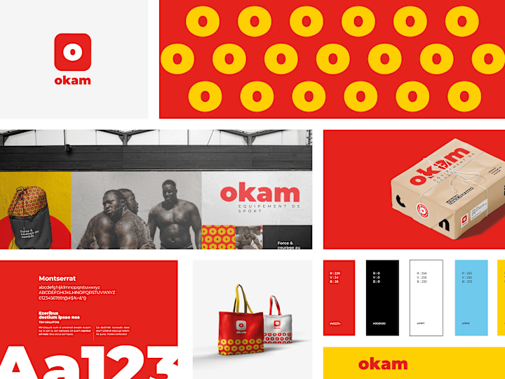 Cover image for Brand identity for OKAM compaign