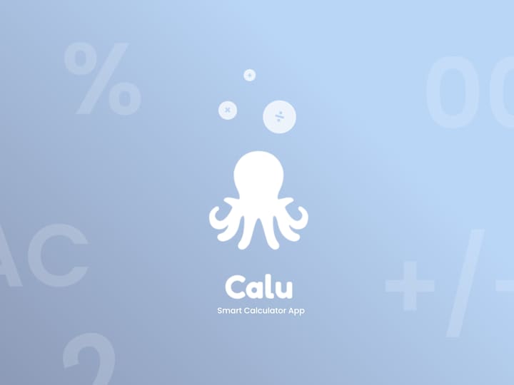 Cover image for Calu - Smart Calculator App Ux Design