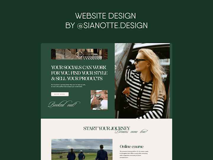 Cover image for Chic and stunning website design