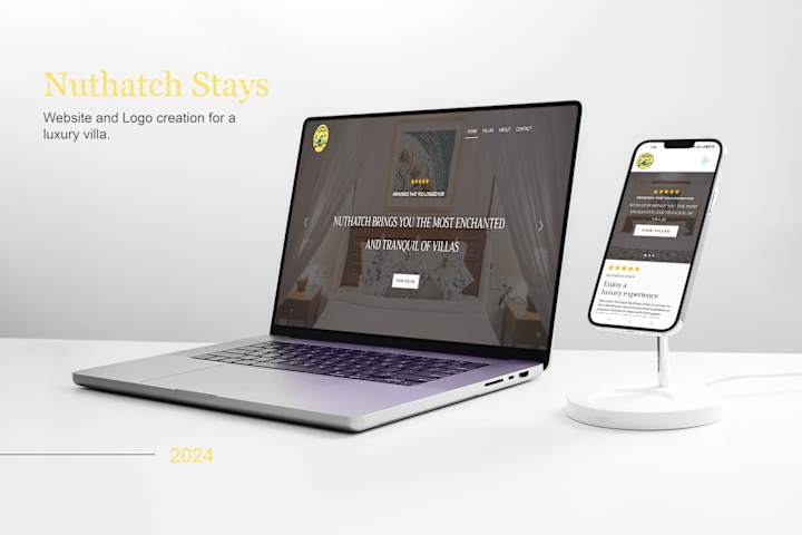 Cover image for Nuthatch Stays - Website creation in Wix