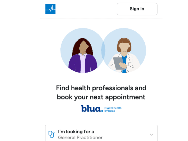 Cover image for Bupa Blua | Responsive Web Application for Healthcare