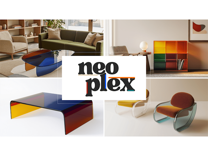 Cover image for Neoplex – Retro-Futuristic Furniture Brand Identity