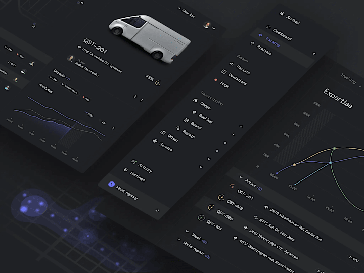 Cover image for Arrival Dashboard Design