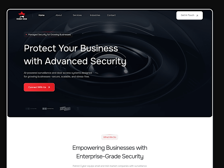 Cover image for Patriot Cyber Website