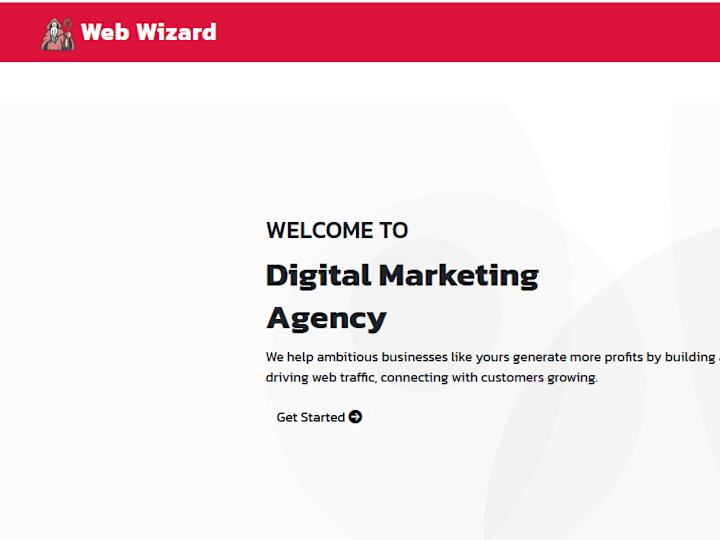 Cover image for Digital Marketing Landing Page