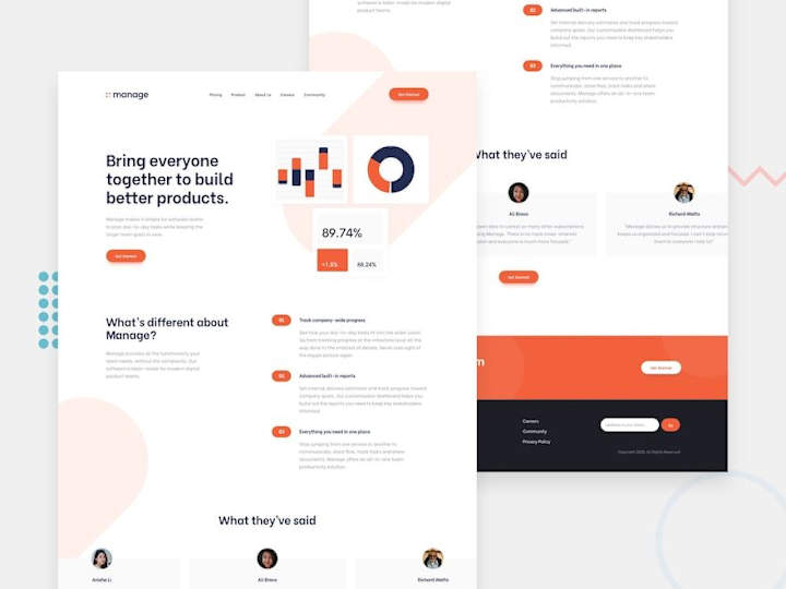 Cover image for Manage landing page