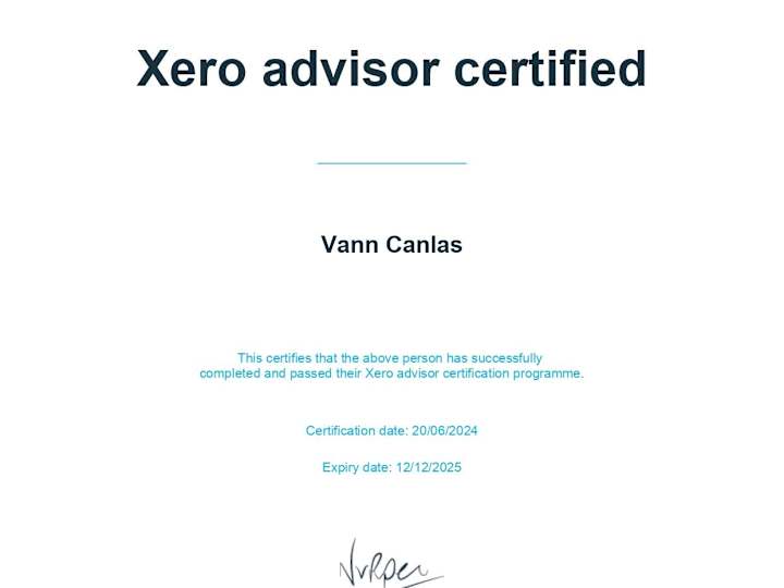 Cover image for Xero Advisor Certification